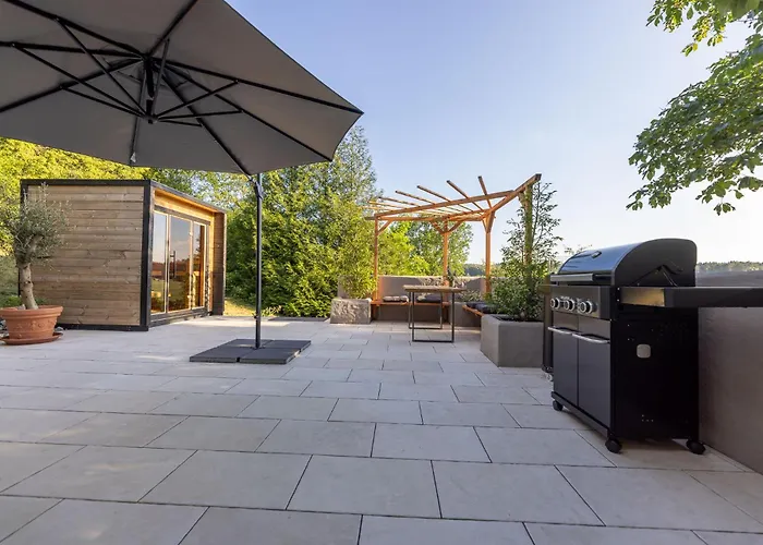 Ferienhaus Romantisches Mit Sauna, Terrasse&natur